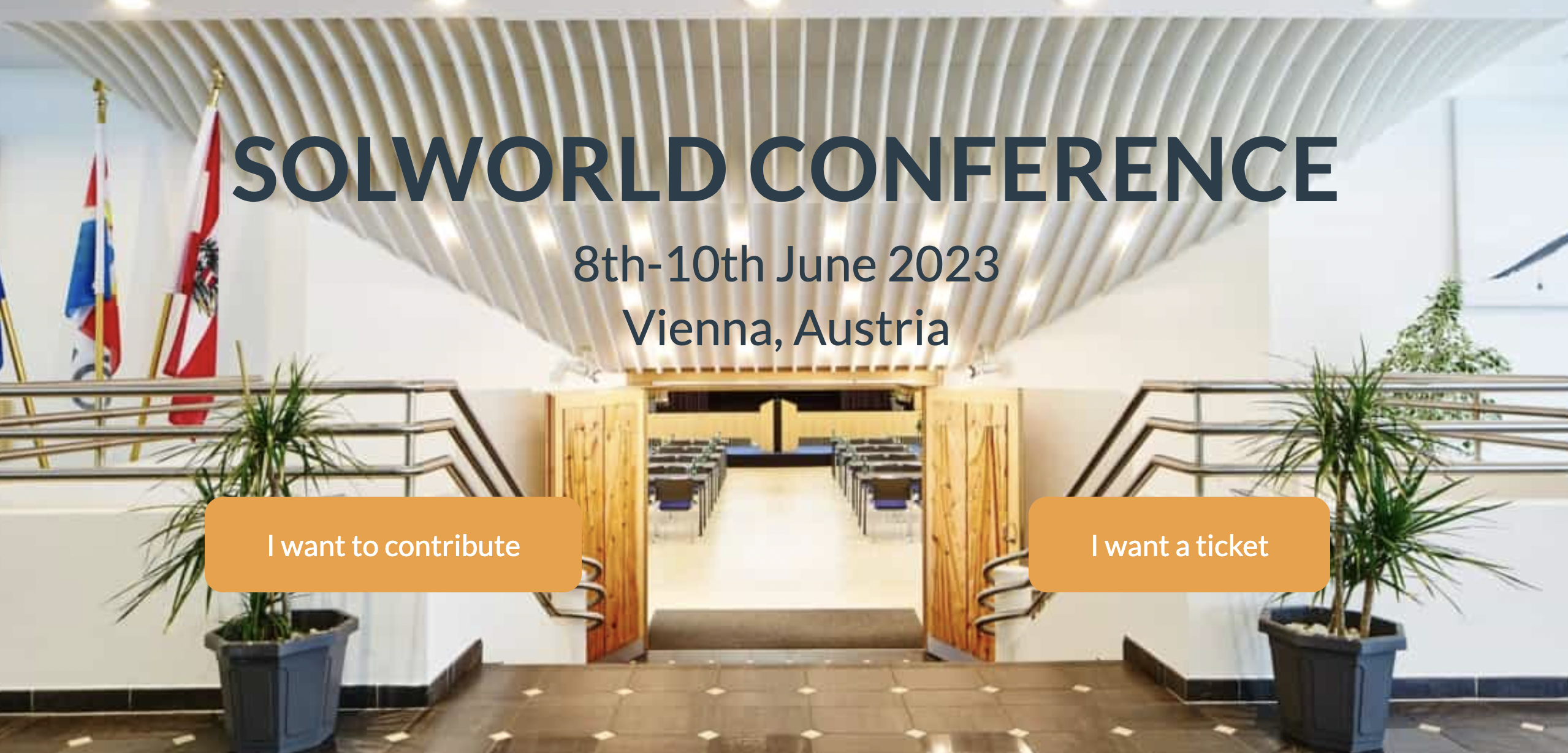 2023 Sol World Conference in Vienna | SFiO.org